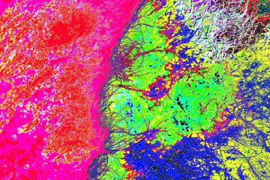 Soyut arkaplan. Çoklu renkli doku çizimi.