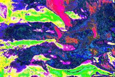 Soyut arkaplan. Çoklu renkli doku çizimi.