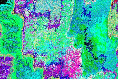 Soyut arkaplan. Çoklu renkli doku çizimi.