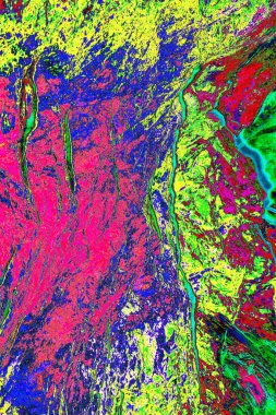 Soyut arkaplan. Çoklu renkli doku çizimi.