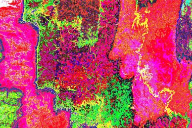 Soyut arkaplan. Çoklu renkli doku çizimi.