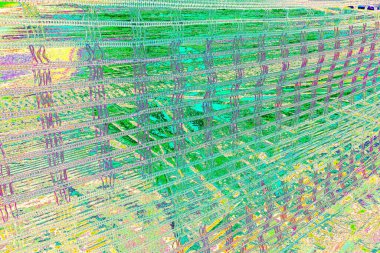 Soyut arkaplan. Çoklu renkli doku çizimi.