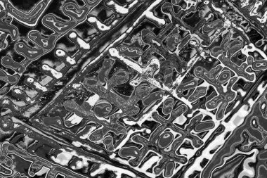 Soyut arkaplan. Monokrom dokusu. Resim siyah ve beyaz tonları içerir.