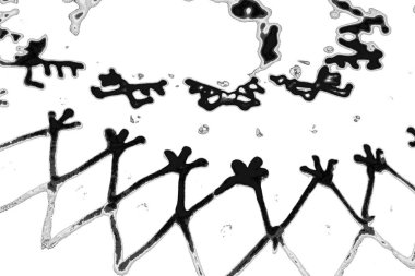 Soyut arkaplan. Monokrom dokusu. Resim siyah ve beyaz tonları içerir.