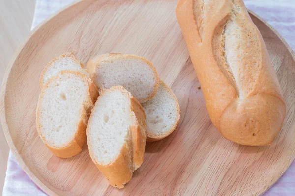 Scheiben französisches Brot — Stockfoto