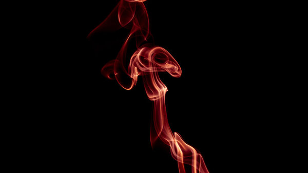 Abstract red smoke in hot and sexy feel.