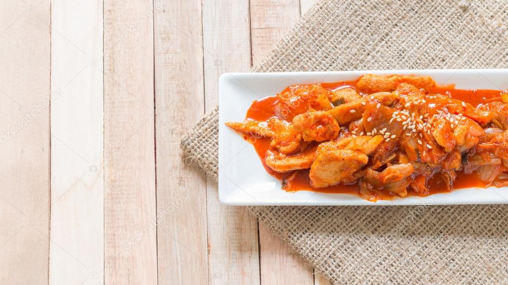 Korean stir-fried