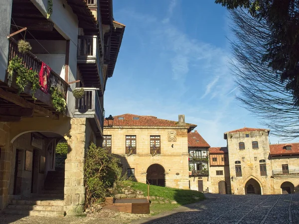 Santillana Del Mar Spain December 2019 Santillana Del Mar Town — Stock Photo, Image