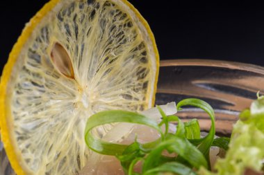 Salamura ringa balığı ile fırında patates