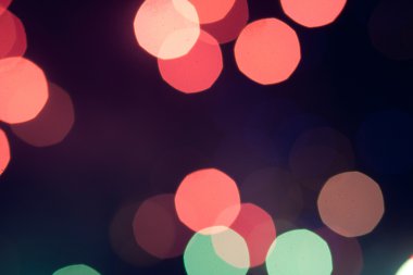 ufuk bokeh ışıklar