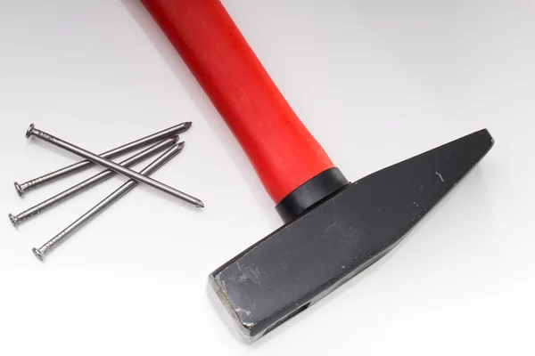 Iron hammer isolated on a white background — Stock Photo, Image