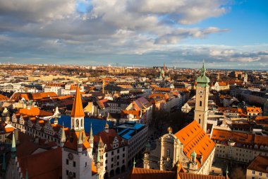 Münih. Almanya. Bavaria, üstten görünüm