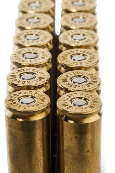 338 ammo för assault vapen. — Stockfoto