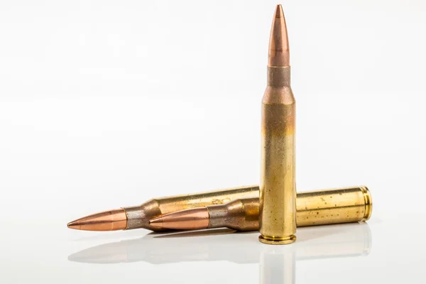 338 ammo for assault weapons. — Stock Photo, Image