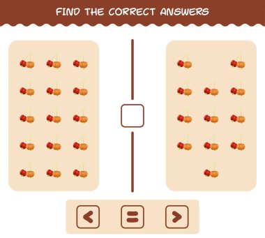 Çizgi film pitangasının doğru cevaplarını bul. Arama ve sayma oyunu. Okul öncesi çocuklar ve bebekler için eğitici bir oyun