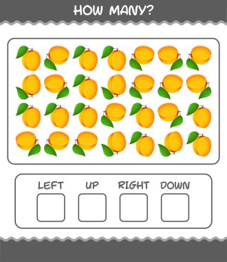 Kaç tane çizgi film kayısı. Oyun sayıyorum. Okul öncesi çocuklar ve bebekler için eğitici bir oyun