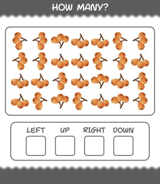 Kaç tane çizgi film mantığı. Oyun sayıyorum. Okul öncesi çocuklar ve bebekler için eğitici bir oyun