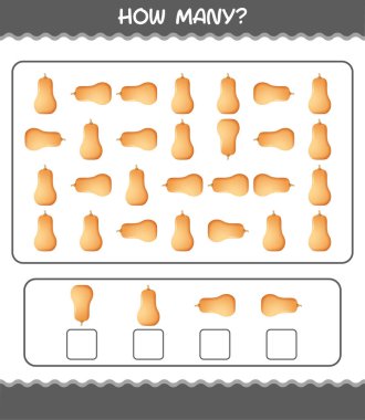 Kaç tane karikatür tereyağı ezmesi. Oyun sayıyorum. Okul öncesi çocuklar ve bebekler için eğitici bir oyun