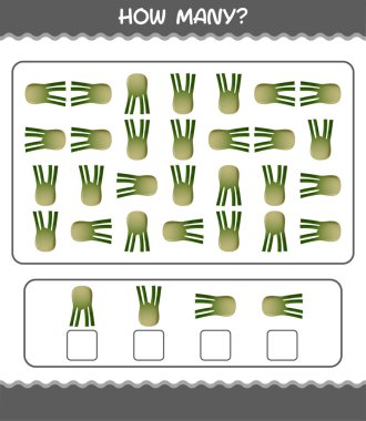 Kaç tane çizgi film rezene. Oyun sayıyorum. Okul öncesi çocuklar ve bebekler için eğitici bir oyun