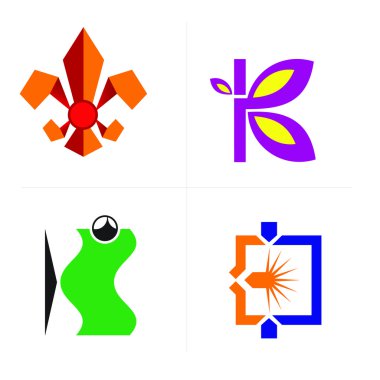 öğeler logo tasarımı için