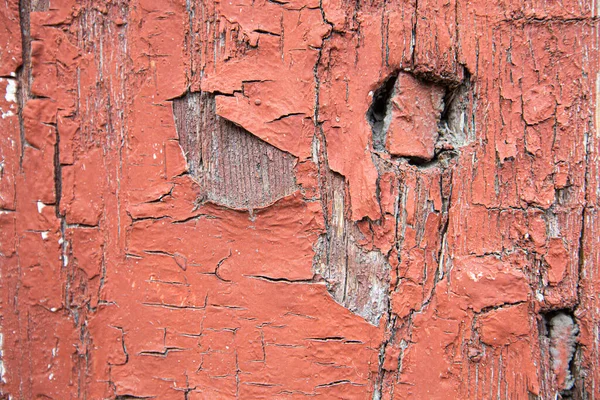 Parede Grunge Velho Com Tinta Rachada Tijolos Rachaduras — Fotografia de Stock