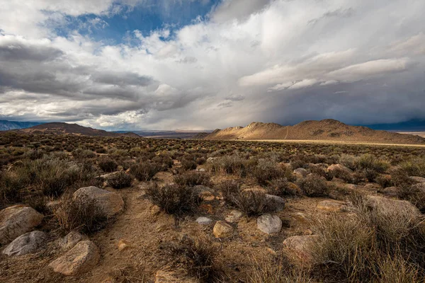 Hermoso Paisaje Con Valle Del Desierto Cielo Azul — Foto de Stock