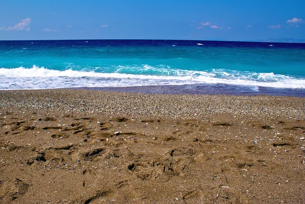 Plaża i morze — Zdjęcie stockowe