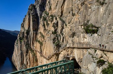 El Caminito del Rey (Kralın Küçük Yolu). Geçmişte 