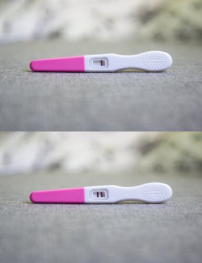 Negatif ve pozitif gebelik testi