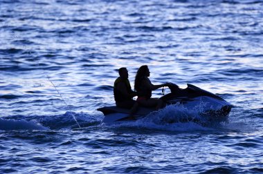 Jetski insanlar okyanus