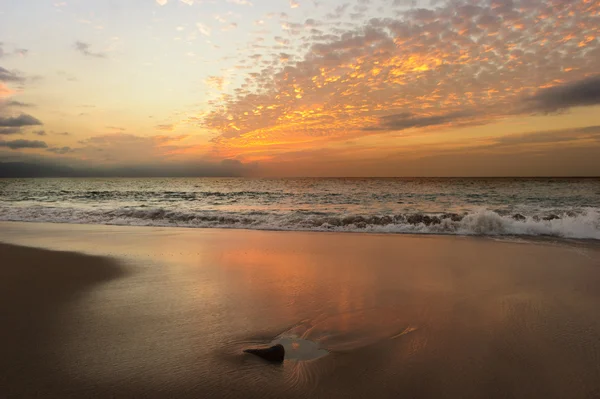 Ocean Plaża Zachód słońca — Zdjęcie stockowe