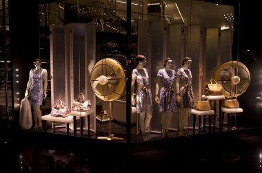 Bir wondow mankenler