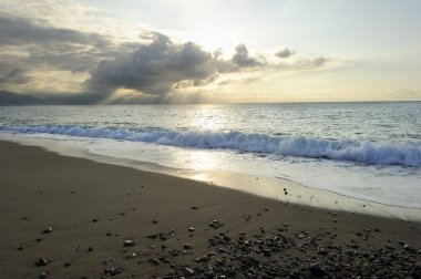 Deniz manzarası Beach günbatımı