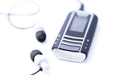 Kulaklık ile taşınabilir Mp3 çalar