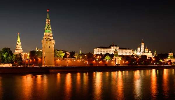 Rio moscow kremlin e moskva — Fotografia de Stock