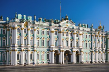 Winter Palace in Saint Petersburg clipart