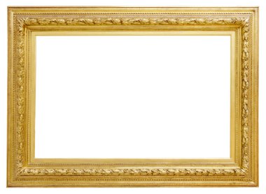 Altın antika çerçeve