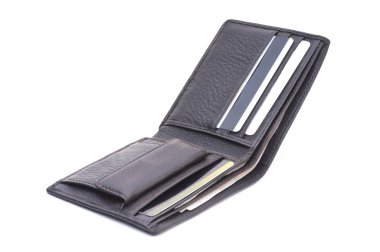 Açık kahverengi deri cüzdan