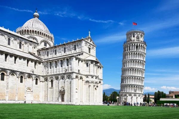 Eğik Kule, Pisa, İtalya — Stok fotoğraf