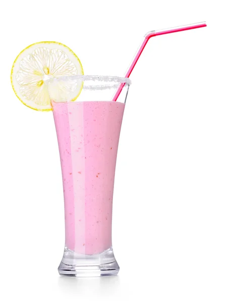 Raspberries milk cocktail — Stock Photo, Image