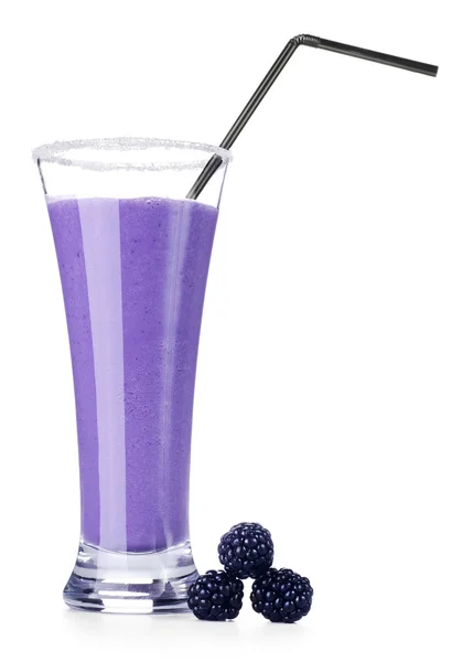 BlackBerry молочний коктейль — стокове фото