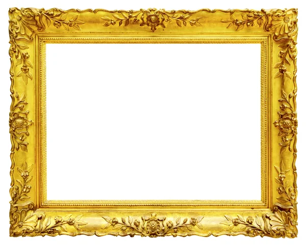 Золотая винтажная рама — стоковое фото