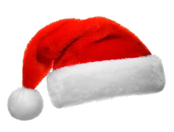 Sombrero rojo de Santa Claus — Foto de Stock