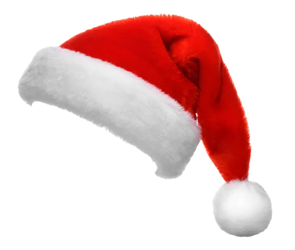 Sombrero rojo de Santa Claus — Foto de Stock