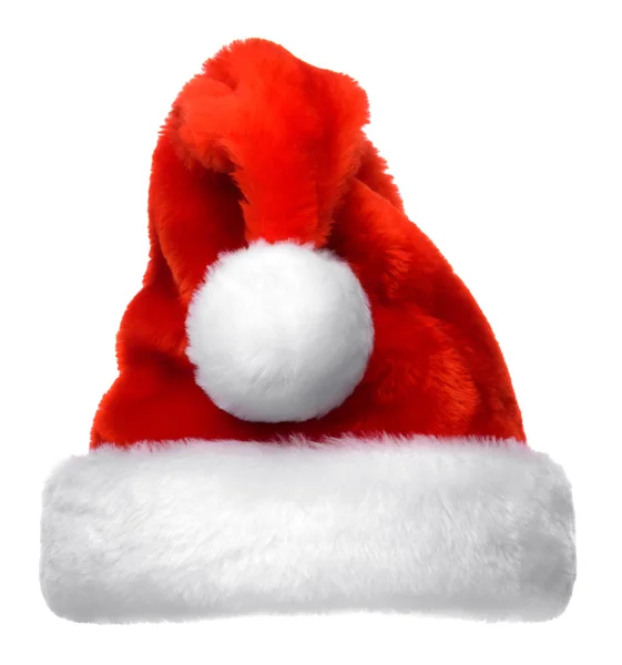 Sombrero rojo de Santa Claus — Foto de Stock