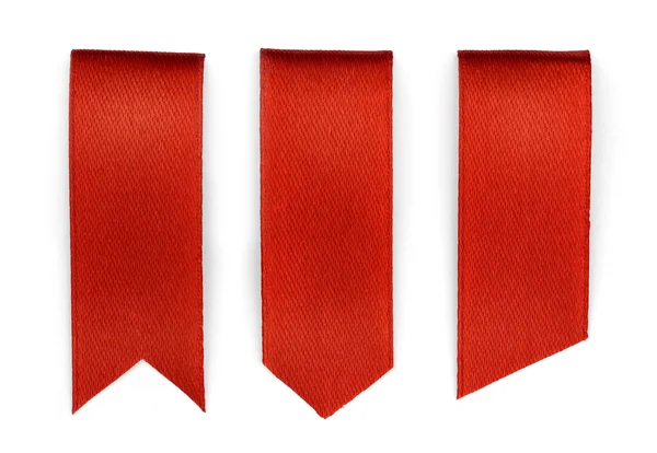 Conjunto de marcadores vermelhos — Fotografia de Stock