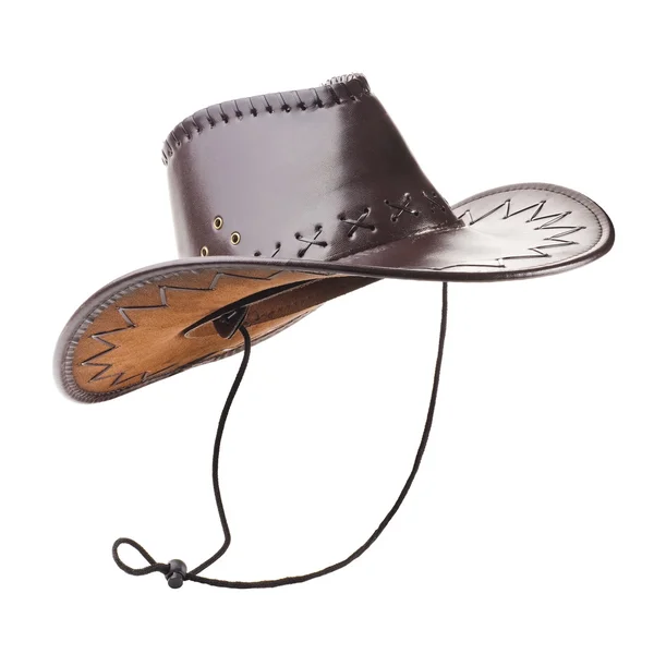 Cappello cowboy in pelle — Foto Stock