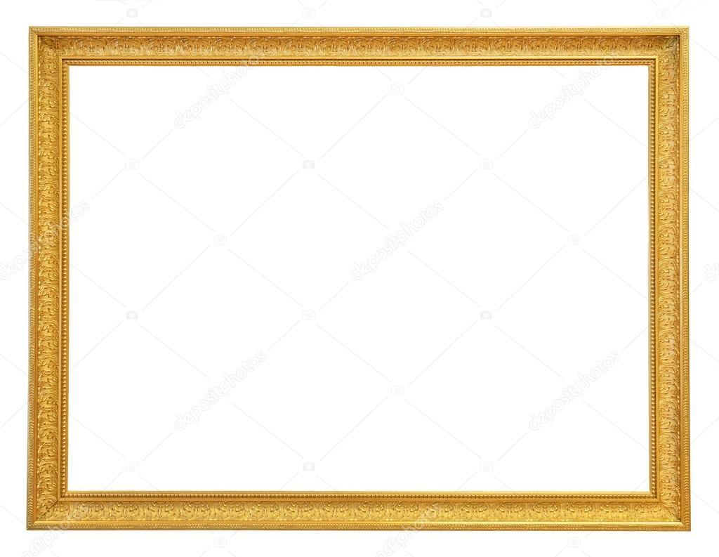 Golden vintage frame