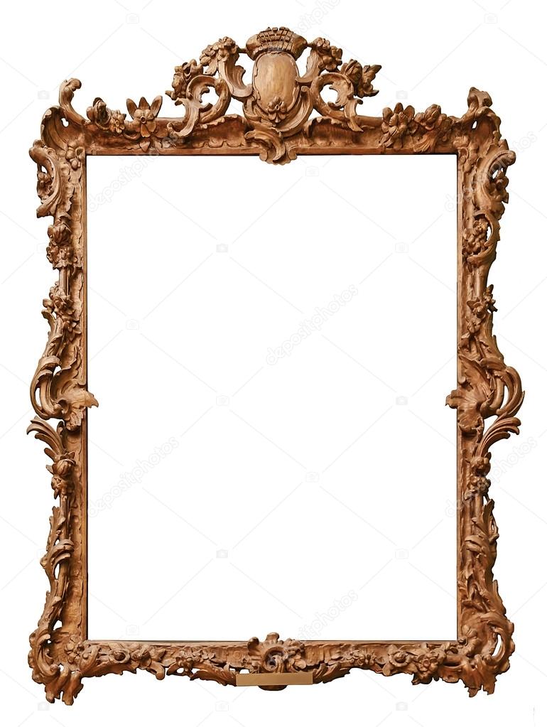 Antique wooden frame