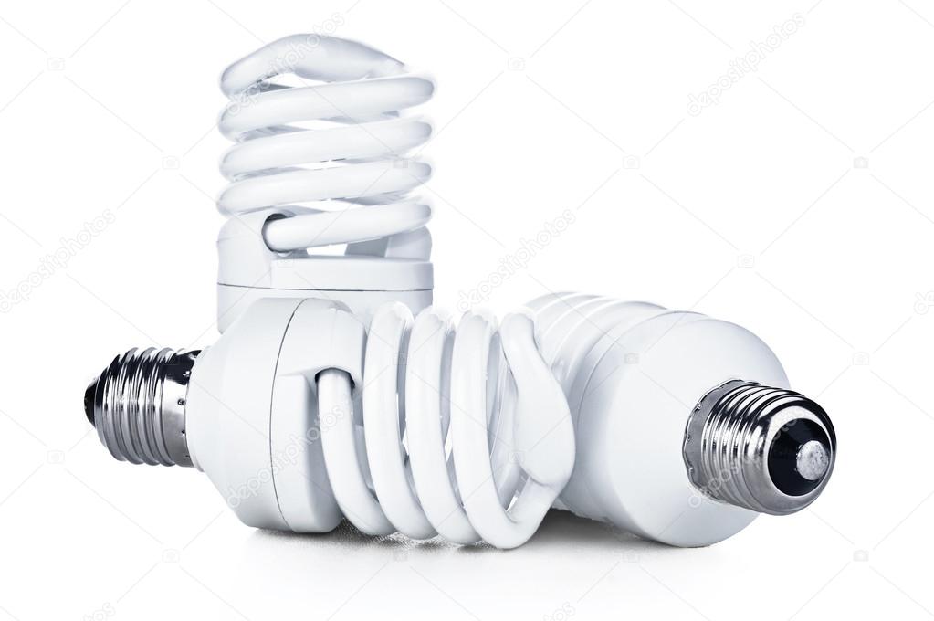 Energy saving fluorescent light bulbs